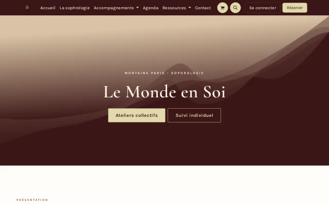 Capture de l'accueil de lemondensoi.fr